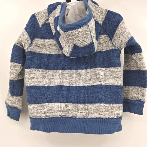 NEXT Thick Warm Zip Up Hooded Knit Cardigan - Picture 3 of 4